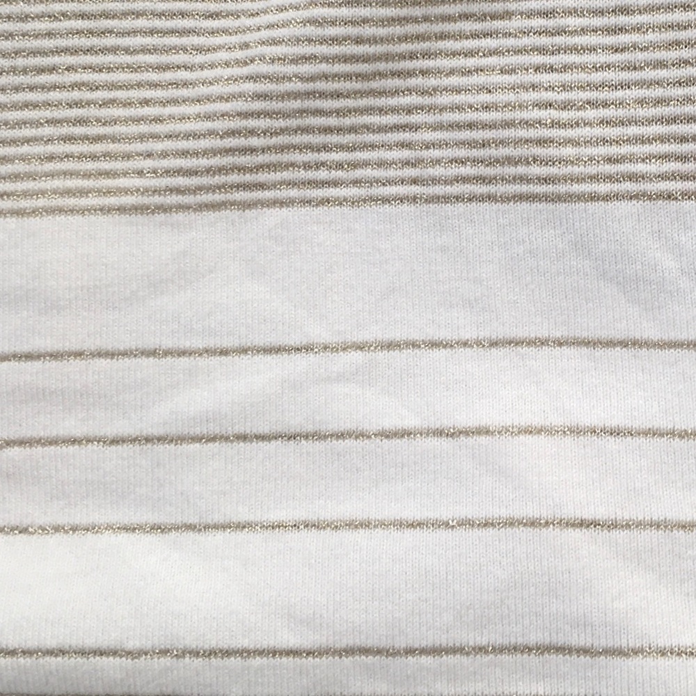 Calvin Klein Gold White Stripe Cardigan, Size M - Picture 4 of 4